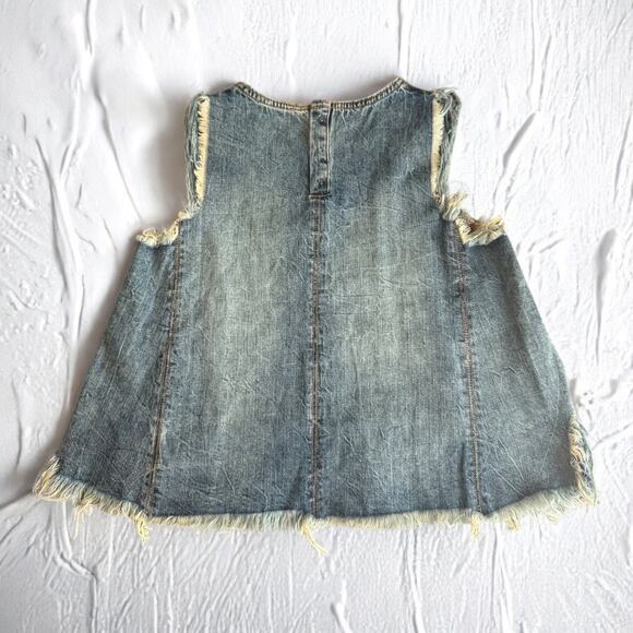 Blank NYC Distressed Denim Top - Picture 3 of 5